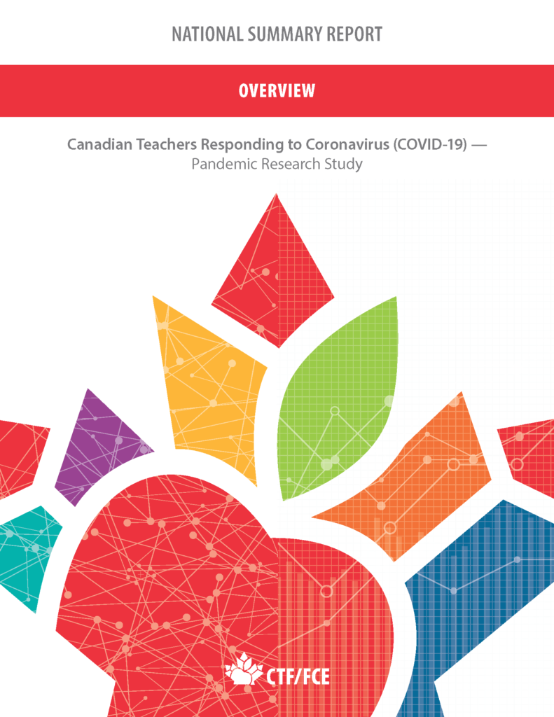 Réponse des enseignantes et enseignants canadiens au coronavirus (COVID 19) : Étude sur la pandémie (2020) 